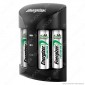 Immagine 3 - Energizer Accu Recharge Pro Caricabatterie Professionale + 4 Pile