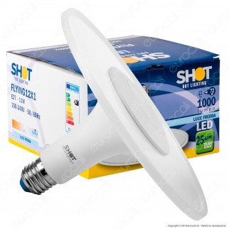 Bot Lighting Shot Flying Lampadina LED E27 11W Ufo - mod. FLYING12X2