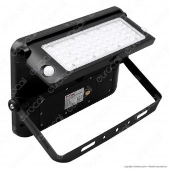 V-Tac VT-787-10 Lampada da Muro LED 10W con Pannello Solare e Sensore