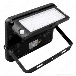 V-Tac VT-787-10 Lampada da Muro LED 10W con Pannello Solare e Sensore