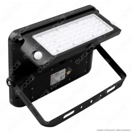 V-Tac VT-787-10 Lampada da Muro LED 10W con Pannello Solare e Sensore