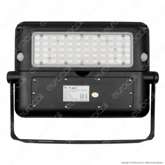 V-Tac VT-787-10 Lampada da Muro LED 10W con Pannello Solare e Sensore