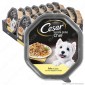 Cesar Scelta dello Chef Cibo per Cani con Pollo alla Griglia, Riso Integrale e Verdure - 14 Vaschette da 150g