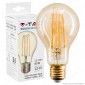 Immagine 1 - V-Tac VT-2123 Lampadina LED E27 12,5W Bulb A70 Filamento Ambrata -