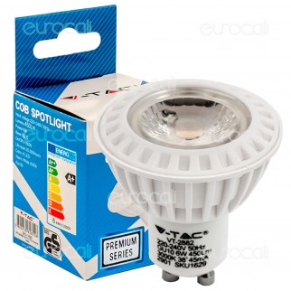 V-Tac VT-2882 Lampadina LED GU10 6W Faretto Spotlight - SKU 1629