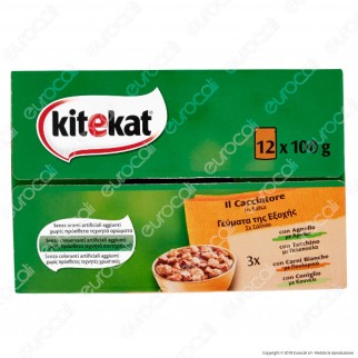 Kitekat Il Cacciatore Cibo per Gatti con Agnello, Tacchino, Carni