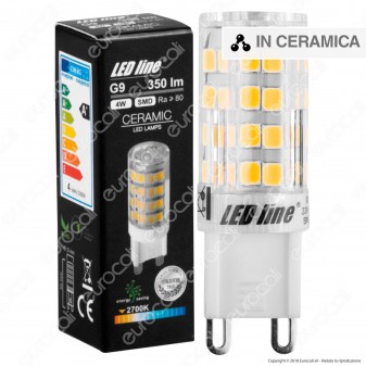 LED Line Lampadina LED G9 4W Bulb Ceramic - mod. 245480 / 245534 /