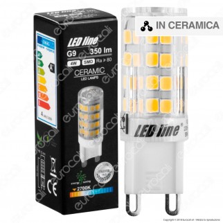 LED Line Lampadina LED G9 4W Bulb Ceramic - mod. 245480 / 245534 /
