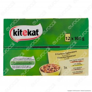 Kitekat Il Curioso Esploratore Cibo per Gatti con Carni Bianche