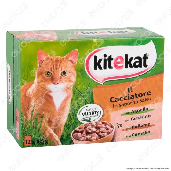 Kitekat Il Cacciatore Cibo per Gatti con Agnello, Tacchino, Carni Kitekat Il Cacciatore Cibo per Gatti con Agnello, Tacchino, Carni