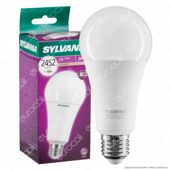 Sylvania ToLEDo GLS Lampadina LED E27 20W Bulb A67 - mod. 27901 / 27902 / 27903