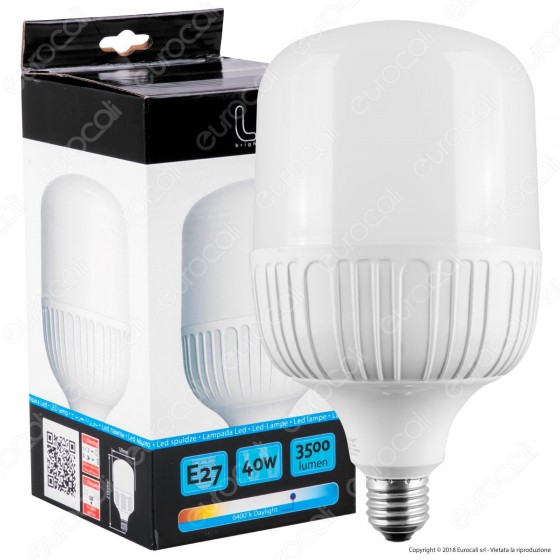 Intereurope Light Lampadina LED E27 40W Tubolare T120 - mod. Intereurope Light Lampadina LED E27 40W Tubolare T120 - mod.