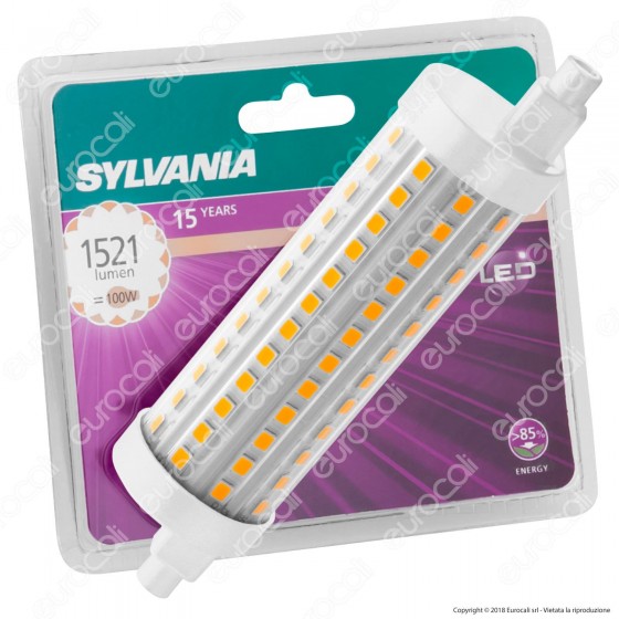 Sylvania ToLEDo Lampadina LED R7s L118 12,5W Tubolare con Attacco Sylvania ToLEDo Lampadina LED R7s L118 12,5W Tubolare con Attacco