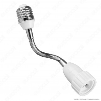 LED Line Adattatore per Lampadine da E27 a GU10 con Prolunga