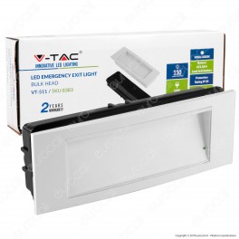 V-Tac VT-511 Lampada LED 110lm d'Emergenza Anti Black Out Grado