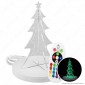 Lampada Albero di Natale 3D in Plexiglass con Disegni Incisi al Laser e Illuminazione LED RGB con Telecomando [TERMINATO]