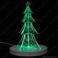 Immagine 4 - Lampada Albero di Natale 3D in Plexiglass con Disegni Incisi al Laser
