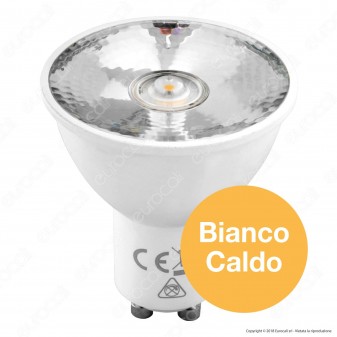 Marino Cristal Serie PRO Dicroled10 Lampadina LED GU10 6,5W Faretto Spotlight CRI+90 - mod. 21518