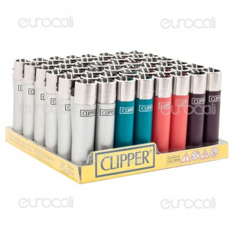 Clipper Large Fantasia Metallic - Box da 48 Accendini [TERMINATO]