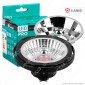 Marino Cristal Serie PRO Lampadina LED GU10 20W Faretto Spotlight Nero AR111 CRI+90 25-45°- mod. 21509 [TERMINATO]