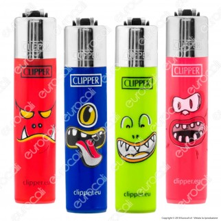 Clipper Micro Fantasia Monster Mouth - 4 Accendini [TERMINATO]