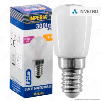 Imperia Lampadina LED E14 4W Tubolare T26 - mod. 6015278 / 6015285 /