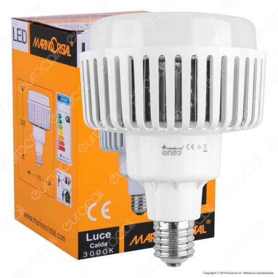 Marino Cristal Serie ECO Lampadina LED High Power Bulb E40 80W - mod. Marino Cristal Serie ECO Lampadina LED High Power Bulb E40 80W - mod.