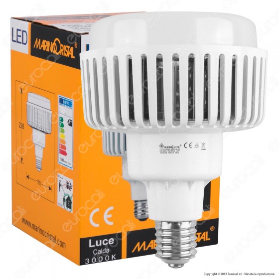 Marino Cristal Serie ECO Lampadina LED High Power Bulb E40 100W - Marino Cristal Serie ECO Lampadina LED High Power Bulb E40 100W -