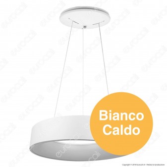 V-Tac VT-25-1 Lampada LED a Sospensione di Colore Bianco 25W - SKU