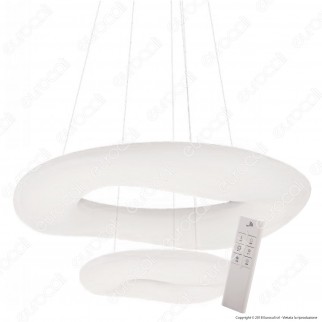 V-Tac VT-7606 Lampadario LED Anello Doppio 60W Sospensione Forma