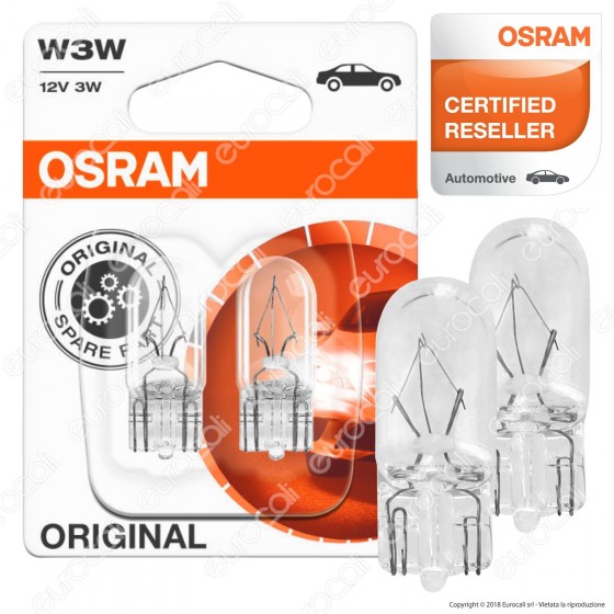 Osram Original Line 3W - 2 Lampadine W3W Osram Original Line 3W - 2 Lampadine W3W