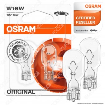 Osram Original Line 16W - 2 Lampadine W16W