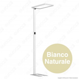 V-Tac VT-8400D-W Piantana LED 80W Touch Dimmerabile con Doppia