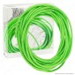 FAI Cavo di Collegamento Elettrico in Corda per Lampade di Design Colore Verde Fluo
