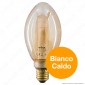 Immagine 2 - Wiva GlassLight Lampadina LED E27 2,5W Bulb A75 Ambrata con Incisioni