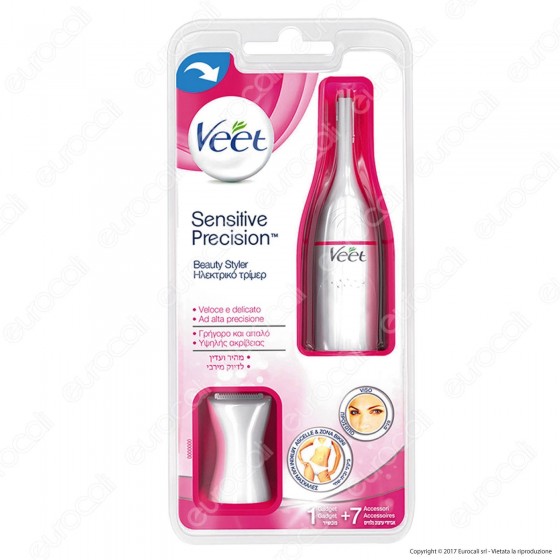 Veet Sensitive Precision Expert Rasoio Elettrico Viso Ascelle e Veet Sensitive Precision Expert Rasoio Elettrico Viso Ascelle e