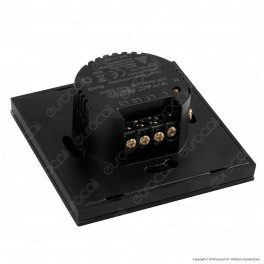 V-Tac Smart VT-5005 Interruttore Touch Wi-Fi Colore Nero con 3 Tasti