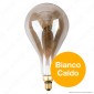 Immagine 2 - FAI Lampadina E27 Filamento LED a Spirale 5W Bulb A160 con Vetro