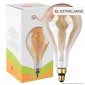 FAI Lampadina E27 Filamento LED a Spirale 5W Bulb A160 con Vetro Ambrato - mod. 5223/CA/ORO