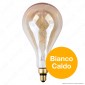 Immagine 2 - FAI Lampadina E27 Filamento LED a Spirale 5W Bulb A160 con Vetro