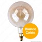 Immagine 2 - FAI Lampadina E27 Filamento LED a Spirale 5W Globo G200 con Vetro