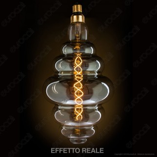 V-Tac VT-2188D Lampadina E27 Filamento LED 8W Rings Bulb Vetro