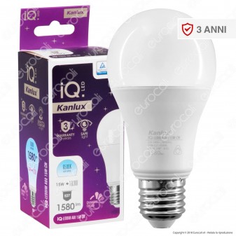 Kanlux IQ Lampadina LED E27 15W Bulb A60 Dimmerabile - mod. 27291 /