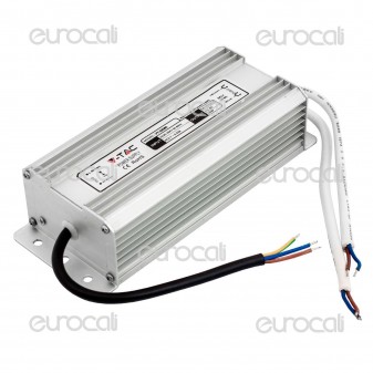 V-Tac Alimentatore 60W Impermeabile IP65 a 2 Uscite con Cavi a