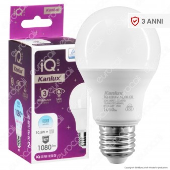 Kanlux IQ Lampadina LED E27 10,5W Bulb A60  - mod. 27273 / 27274 / 27275