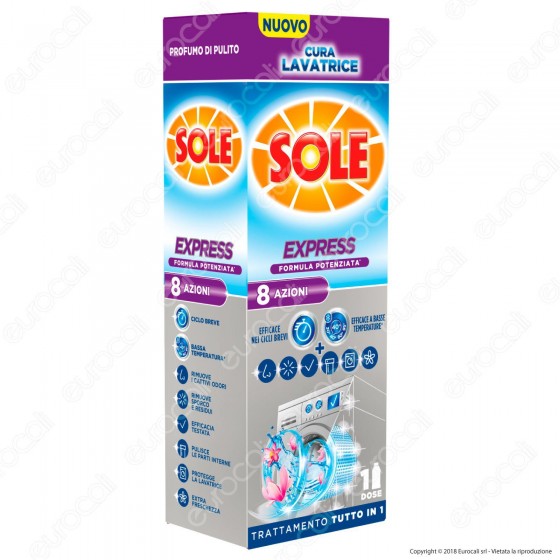 Sole Cura Lavatrice Express - 3 Flaconi da 250ml Sole Cura Lavatrice Express - 3 Flaconi da 250ml