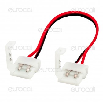 Connettore Flessibile per Strisce LED Monocolore 5050 Clip 2 Pin 