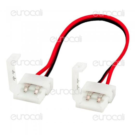 Connettore Flessibile per Strisce LED Monocolore 5050 Clip 2 Pin - Connettore Flessibile per Strisce LED Monocolore 5050 Clip 2 Pin -