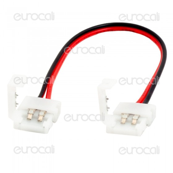 Connettore Flessibile per Strisce LED Monocolore 3528 Clip 2 Pin - Connettore Flessibile per Strisce LED Monocolore 3528 Clip 2 Pin -