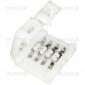 Connettore Consecutivo per Strisce LED RGB SMD 5050 Multicolore Clip 4 Pin - SKU 3505